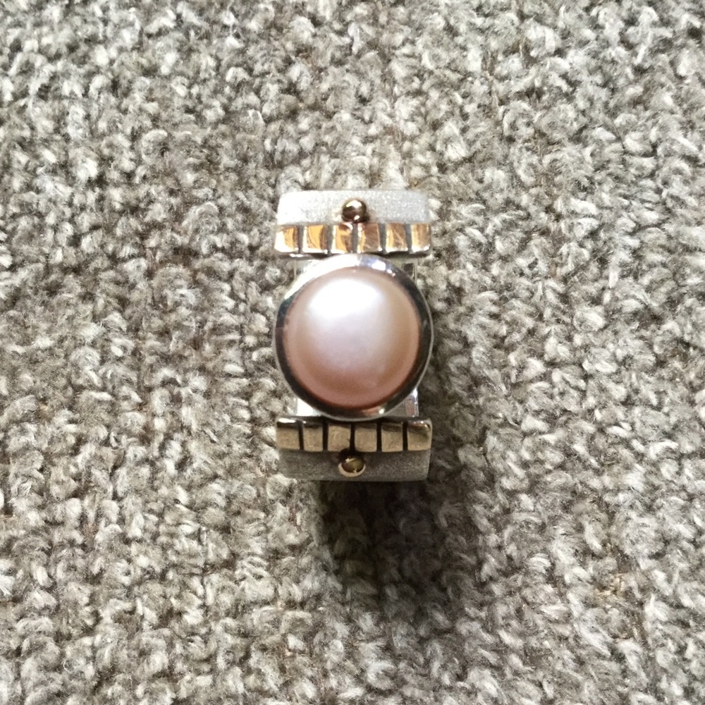 Silpada Sterling Silver and Freshwater Pearl Ring